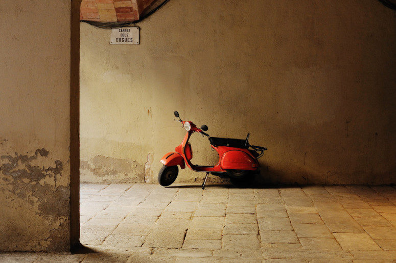 red motorbike